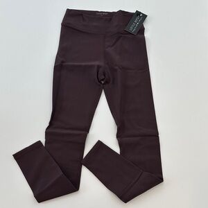 NWT Little Bipsy Dark Purple Ribbed Leggings